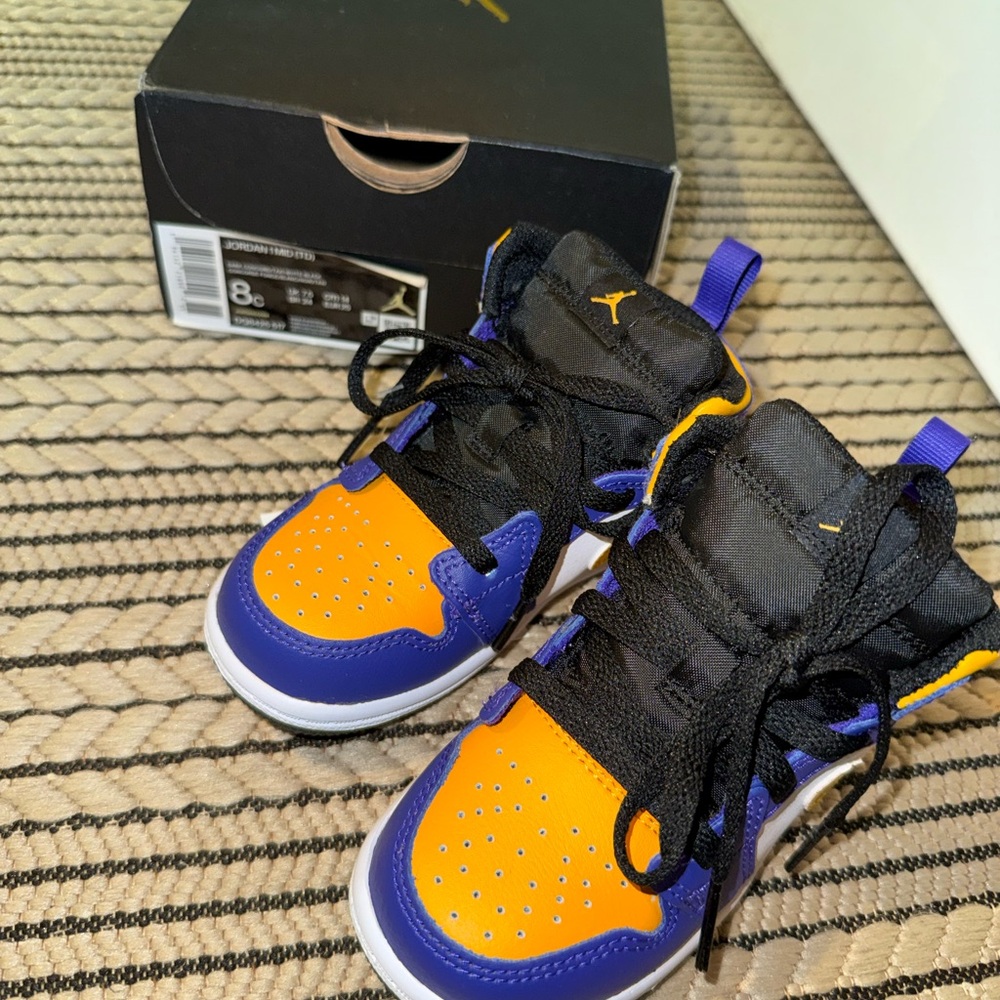 Jordan‎ Kids Sneakers - Black, Orange, Purple